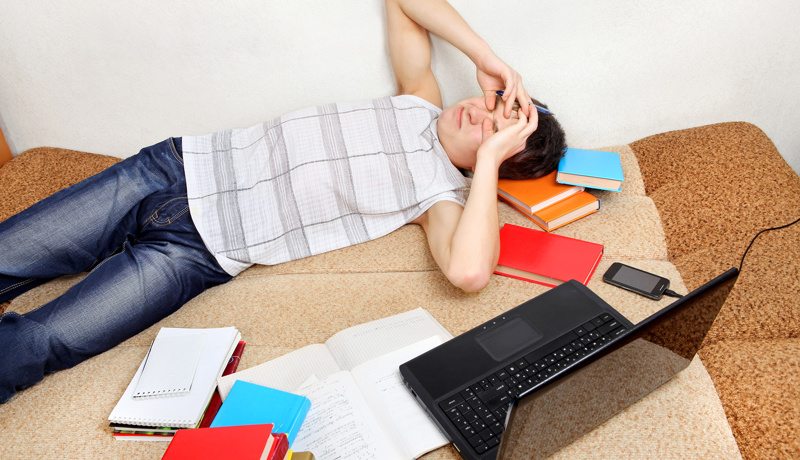 Stress Jugendlich Lehre Web