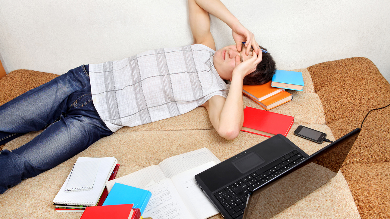 Stress Jugendlich Lehre Web