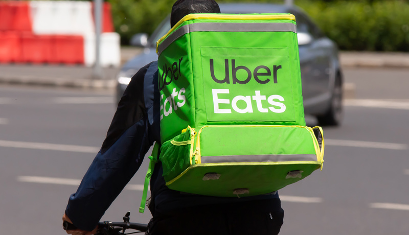 Uber Eats Velokurrier Web