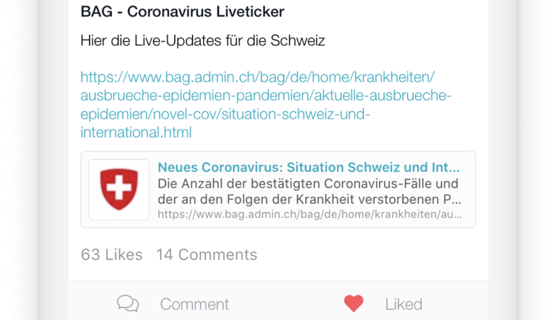 Coronavirus Stream Agnostic CH