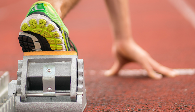Startblock Leichtathletik Web