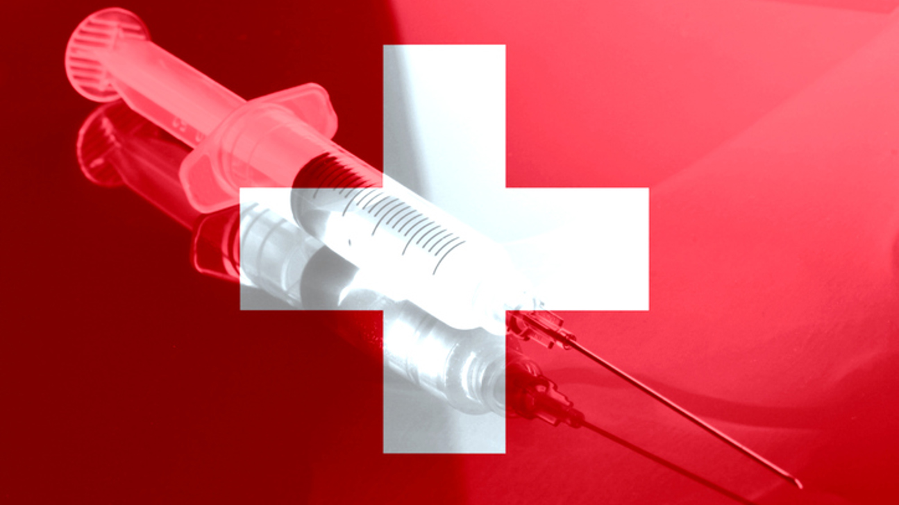 Spritze Schweizerkreuz Istock 1306311150