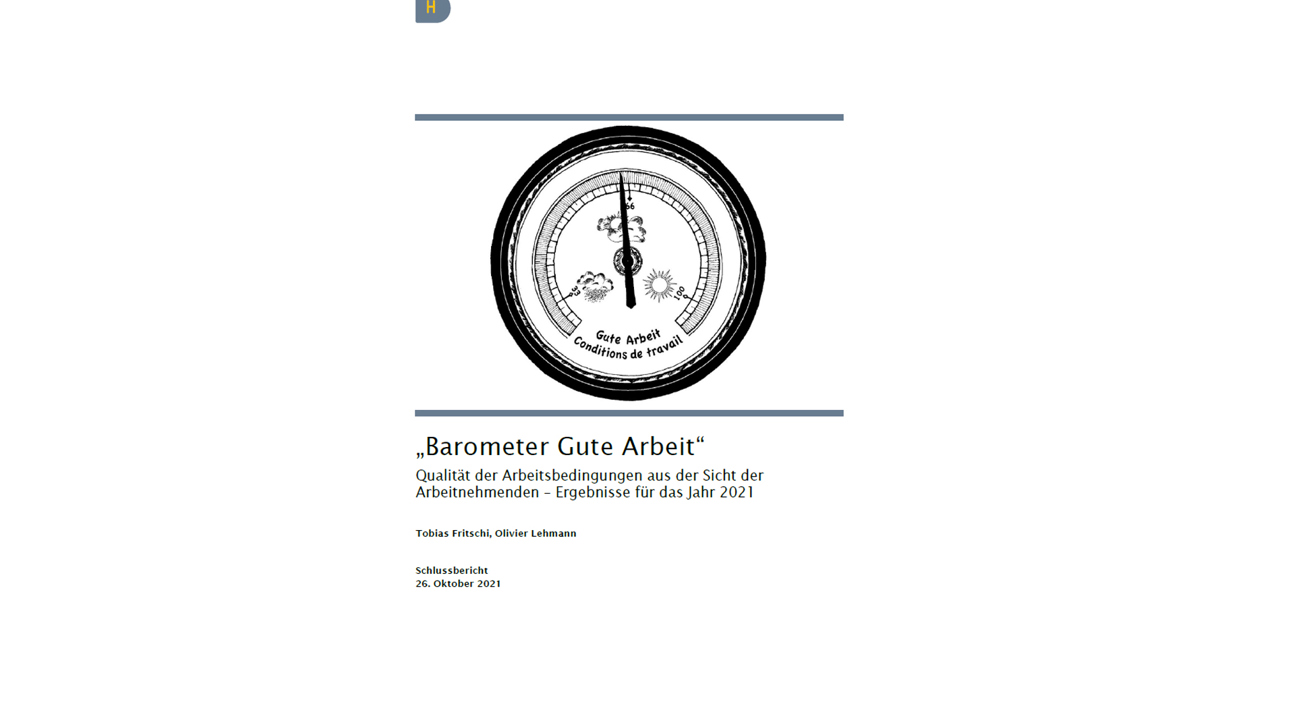 Barometer Gute Arbeit 2021
