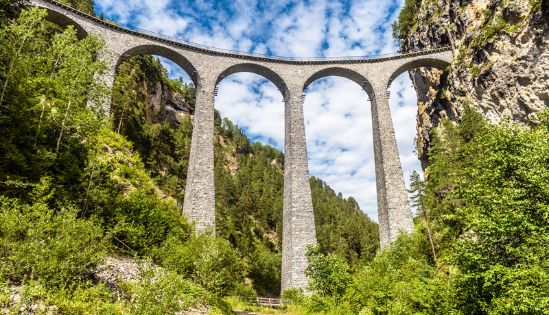 Bruecke Landwasser Viaduct Eingliederung Web